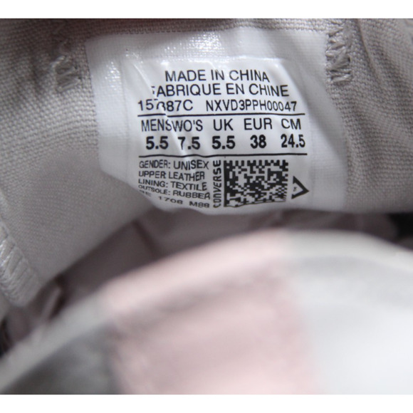 Chuck Taylor All Star Shoes Womens Size 7.5 Gray Suede Low Top Sneaker 157387c - Picture 8 of 8